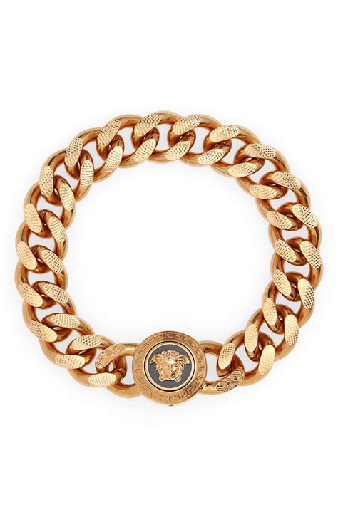 versace medusa bracelet men's|versace medusa chain bracelet.